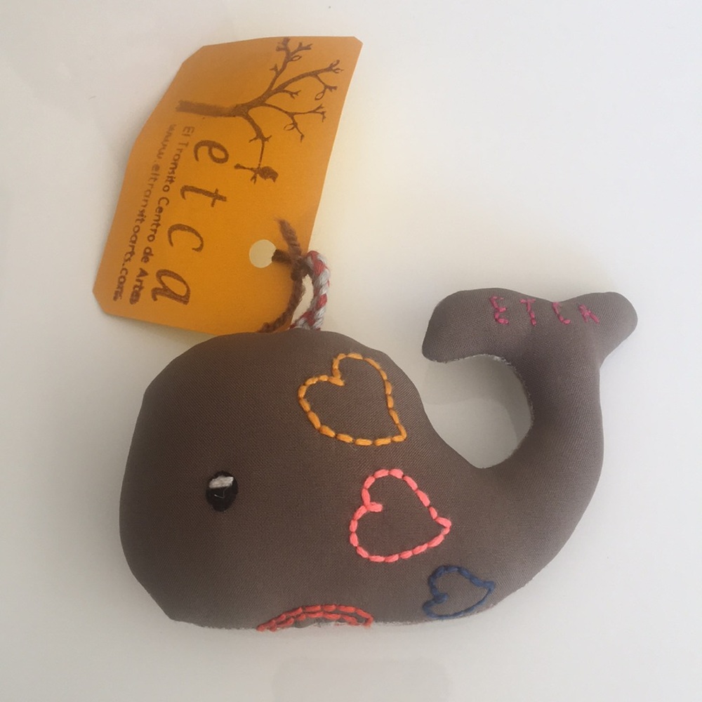 One handmade whale 🐳 keychain ornament